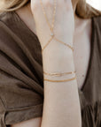 Gold Curb Bracelet