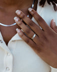 Smooth Silver Band Ring