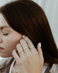 Smooth Silver Band Ring
