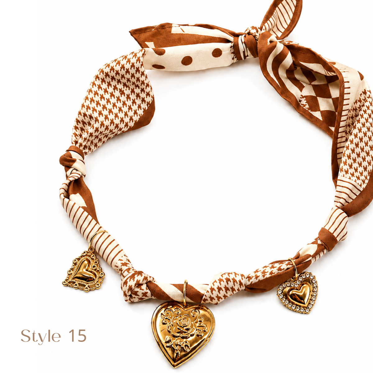 Charm Scarf Necklace