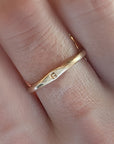 Minimal Initial Signet Ring - Going Golden