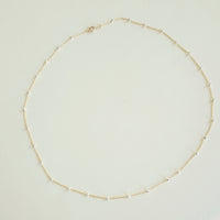Gold and Silver Beaded Necklace