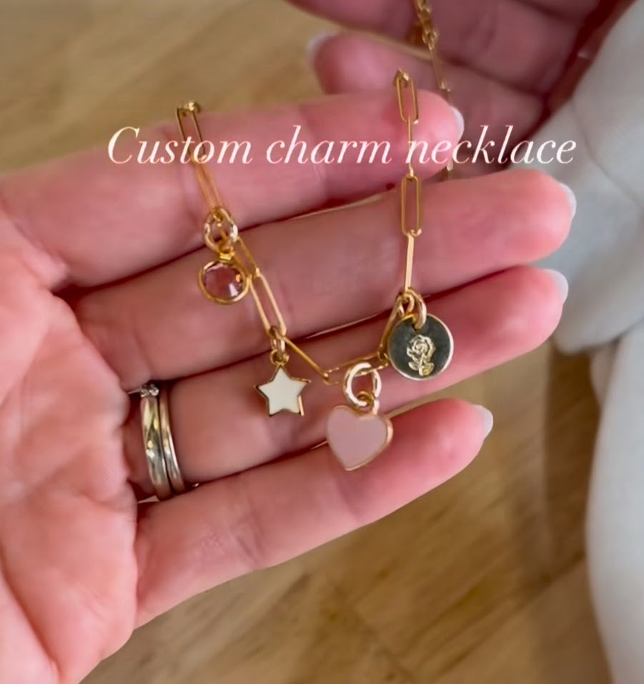 Create Your Own Charm Necklace - Going Golden