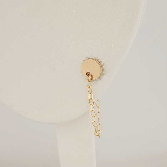 Circle Chain Earring - Going Golden