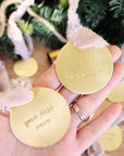 First Year Baby Milestone Ornaments