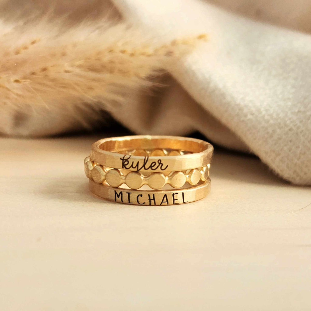 The Chloe Stacking Ring Set - Going Golden
