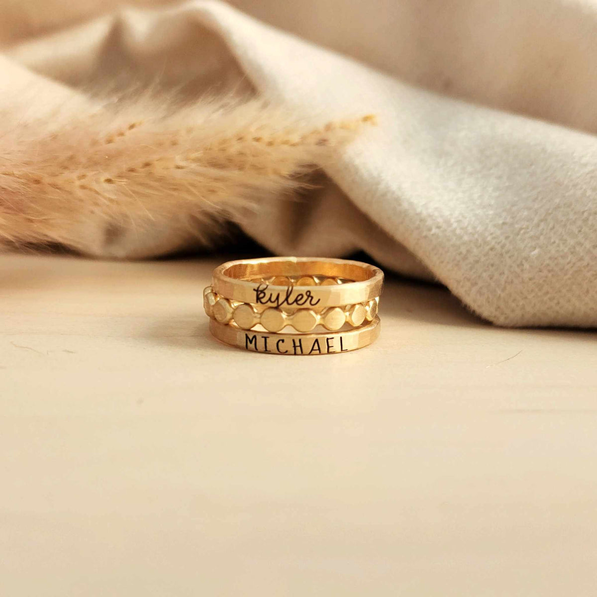 The Chloe Stacking Ring Set - Going Golden