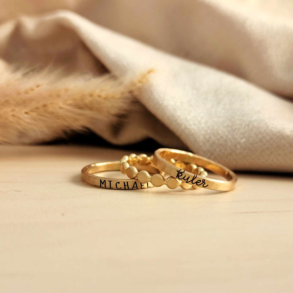 The Chloe Stacking Ring Set - Going Golden