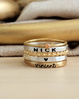 The Betty Personalized Ring Stack Set