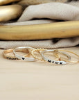 The Betty Personalized Ring Stack Set