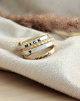 The Betty Personalized Ring Stack Set