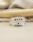 The Betty Personalized Ring Stack Set