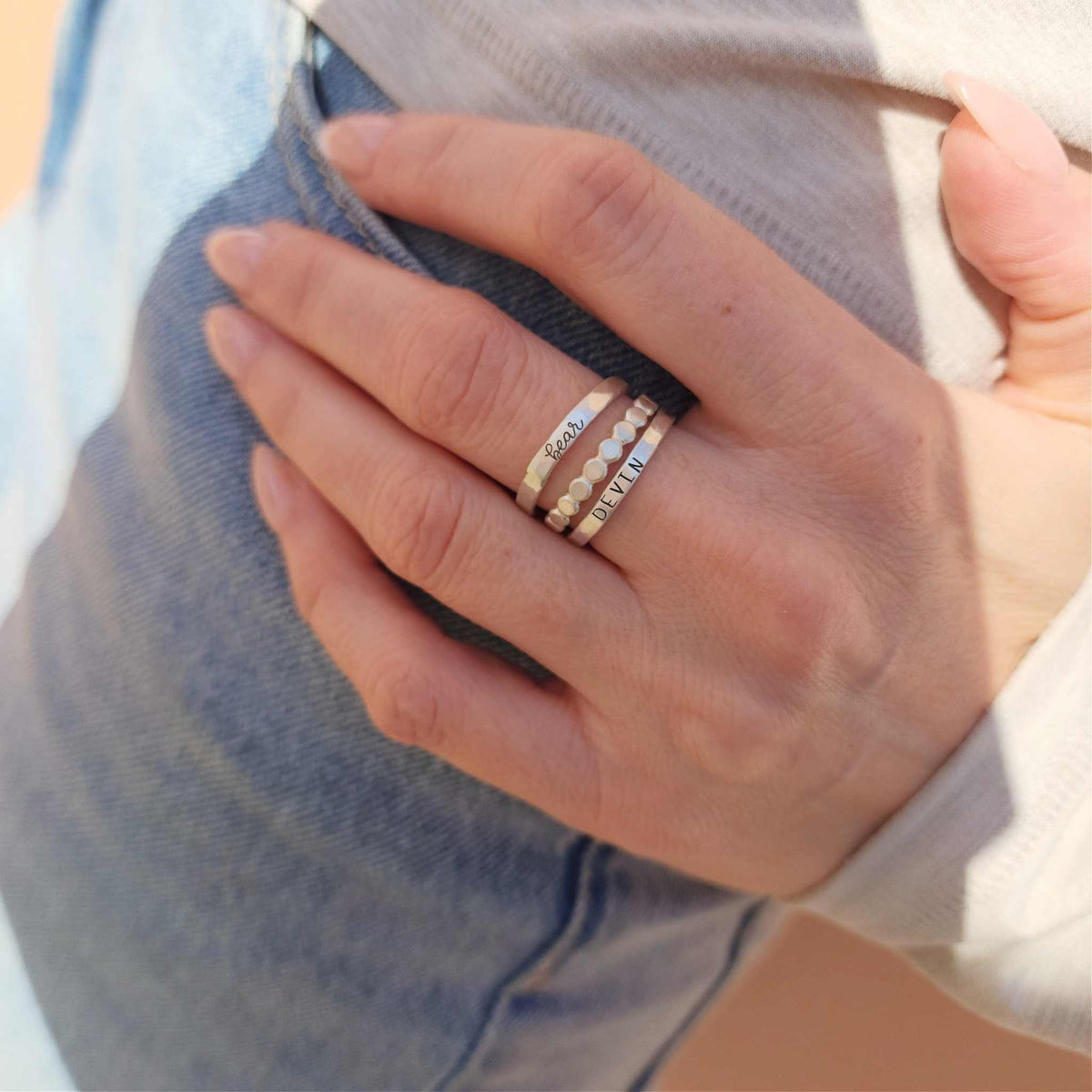 The Chloe Stacking Ring Set - Going Golden