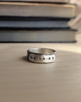 Men's Nameplate Sterling Silver Ring