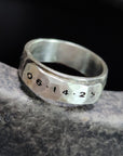 Men's Nameplate Sterling Silver Ring