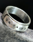 Men's Nameplate Sterling Silver Ring