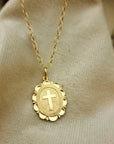 Personalized Cross Pendant Necklace