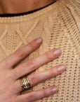 The Maryl Stacking Ring Set - Going Golden