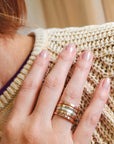 The Maryl Stacking Ring Set - Going Golden