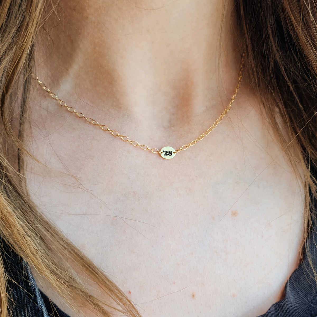 Favorite Year Necklace - Going Golden