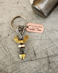Nuts About Dad Keyring