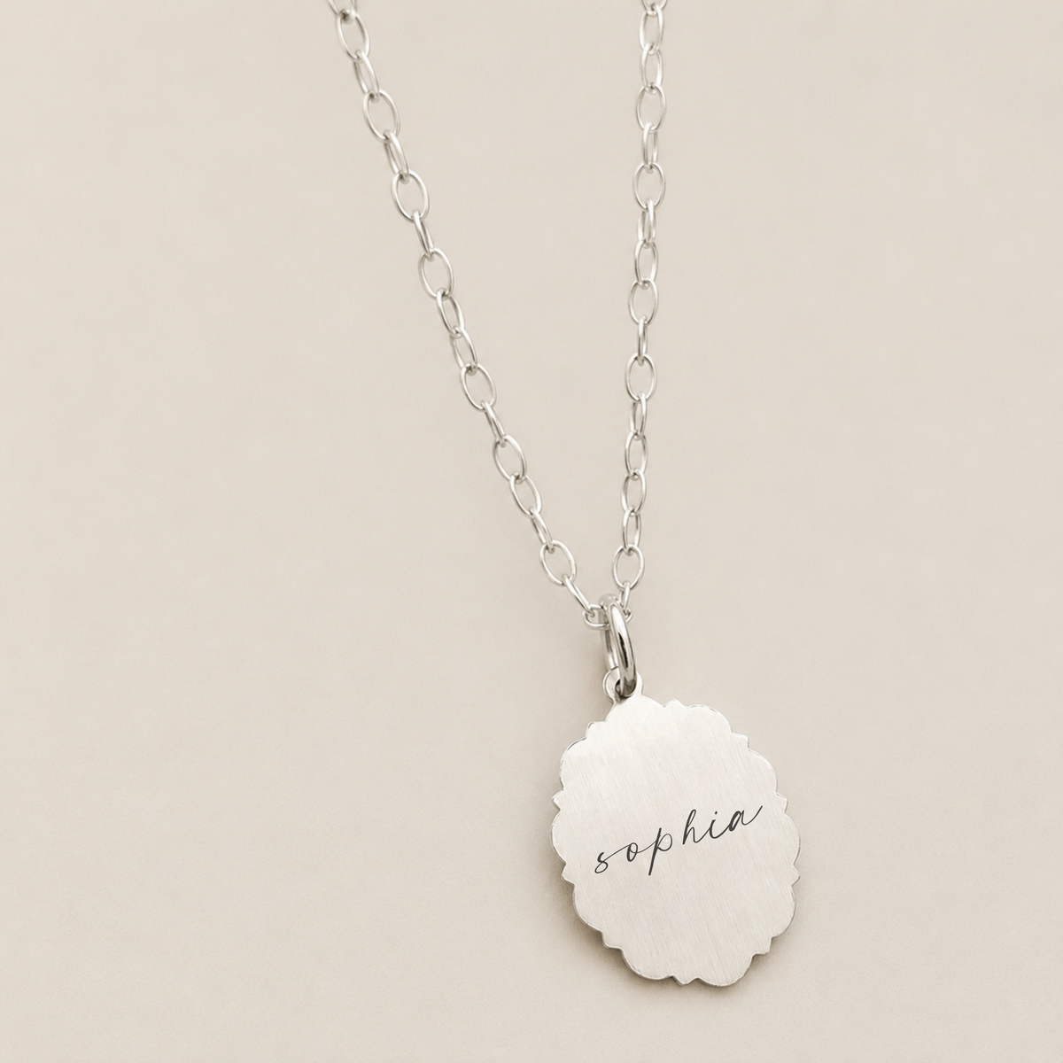 Personalized Cross Pendant Necklace