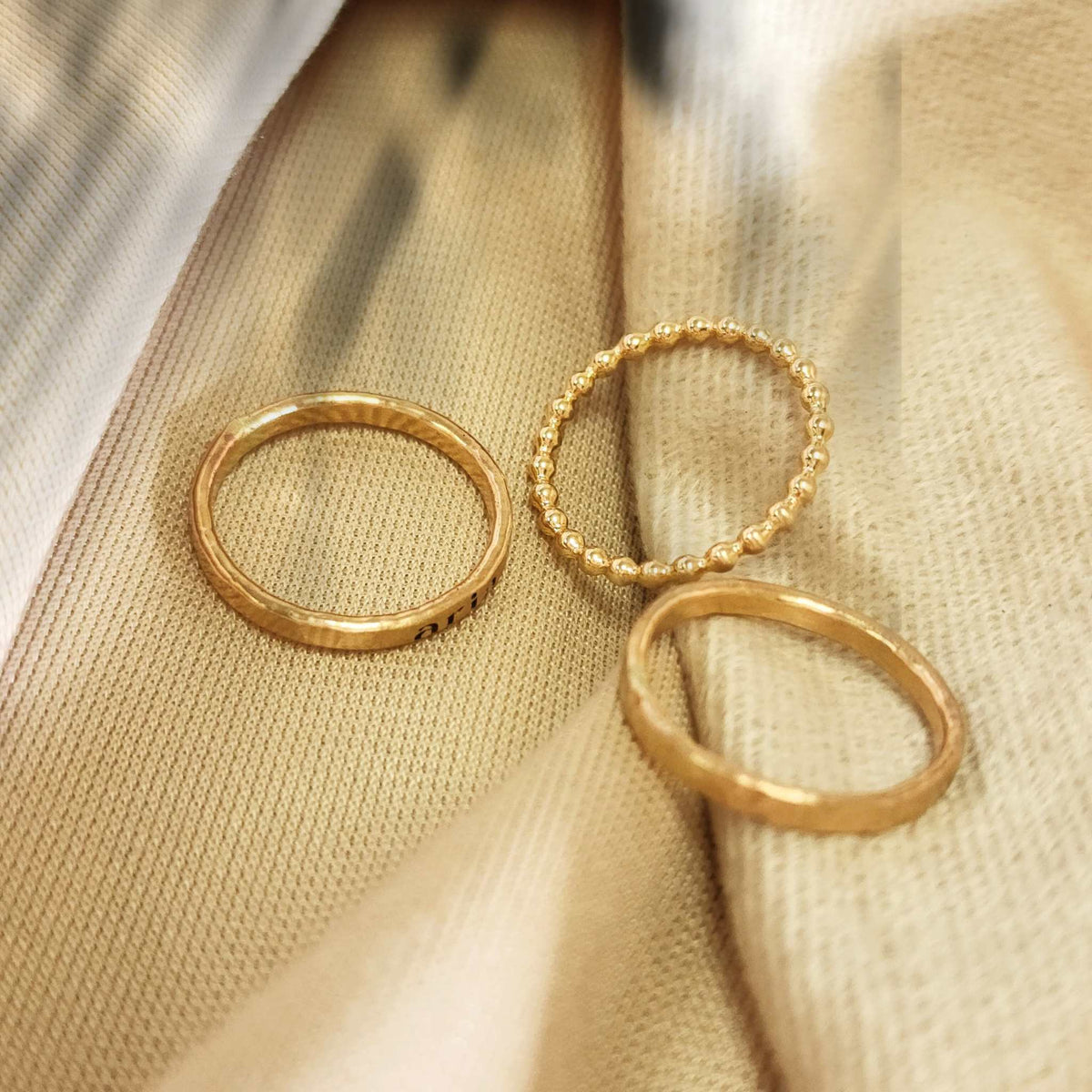 The Blake Stacking Ring Set - Going Golden