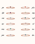 Stackable Class Ring Set - The Penelope