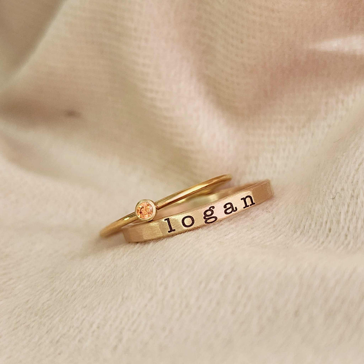 The Ensley Stacking Ring Set - Going Golden