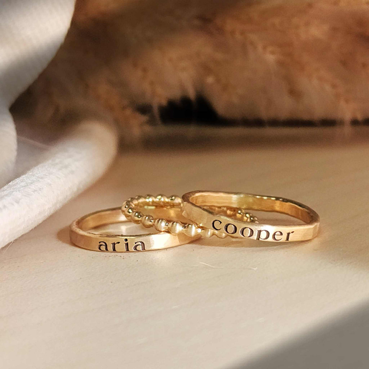 The Blake Stacking Ring Set - Going Golden