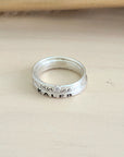 The Maddy Stacking Name Ring Set - Going Golden