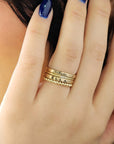 The Layla Stacking Name Ring Set