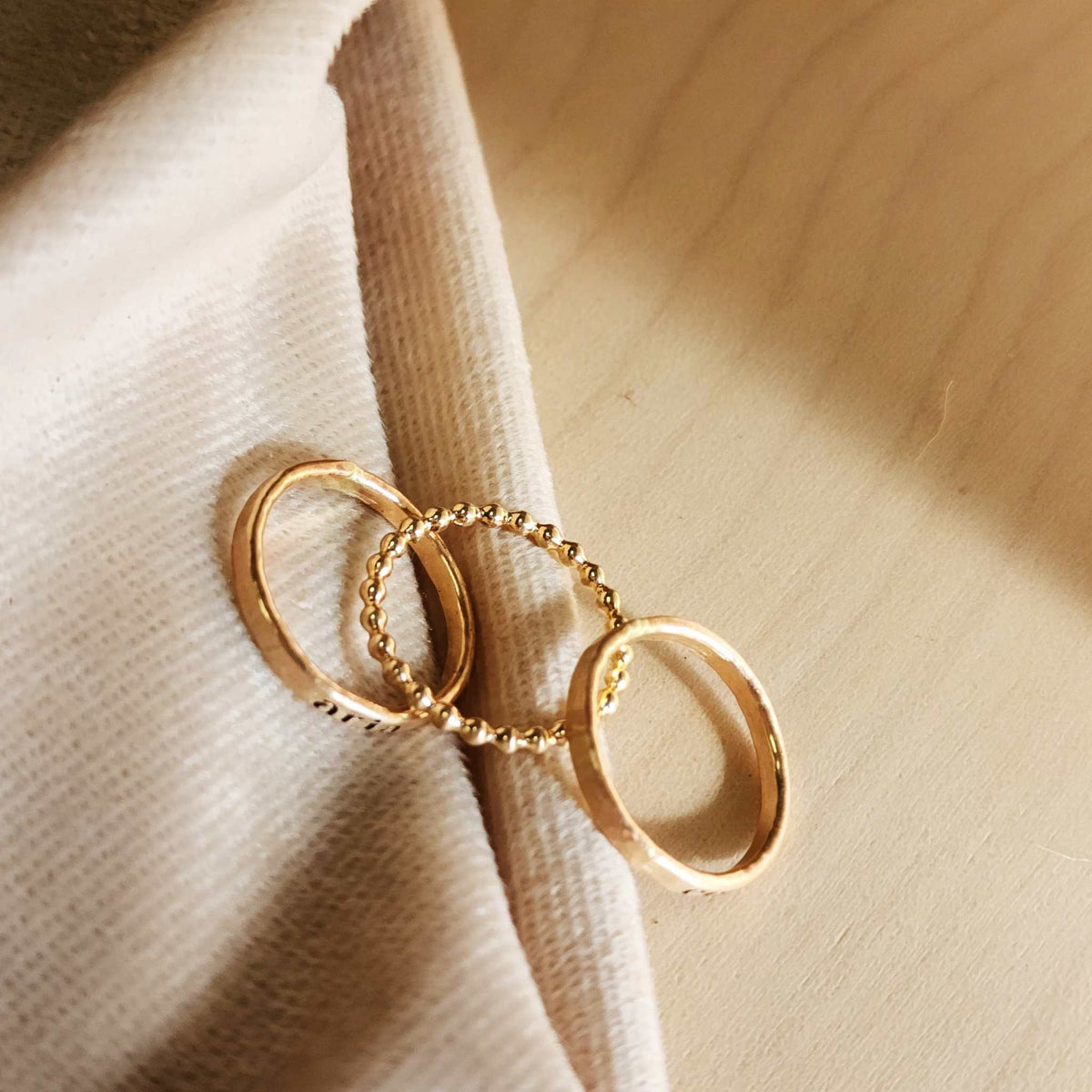 The Blake Stacking Ring Set - Going Golden