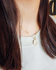 Birth Flower Necklace with Name