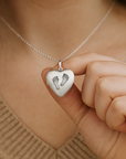 Custom Heart Locket Necklace