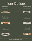 font options for personalized rings