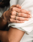 The Amelia Ring Set - Going Golden