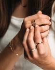 The Amelia Ring Set - Going Golden