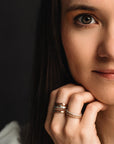 The Amelia Ring Set - Going Golden