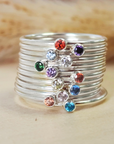 The Brynn Stacking Name Ring Set