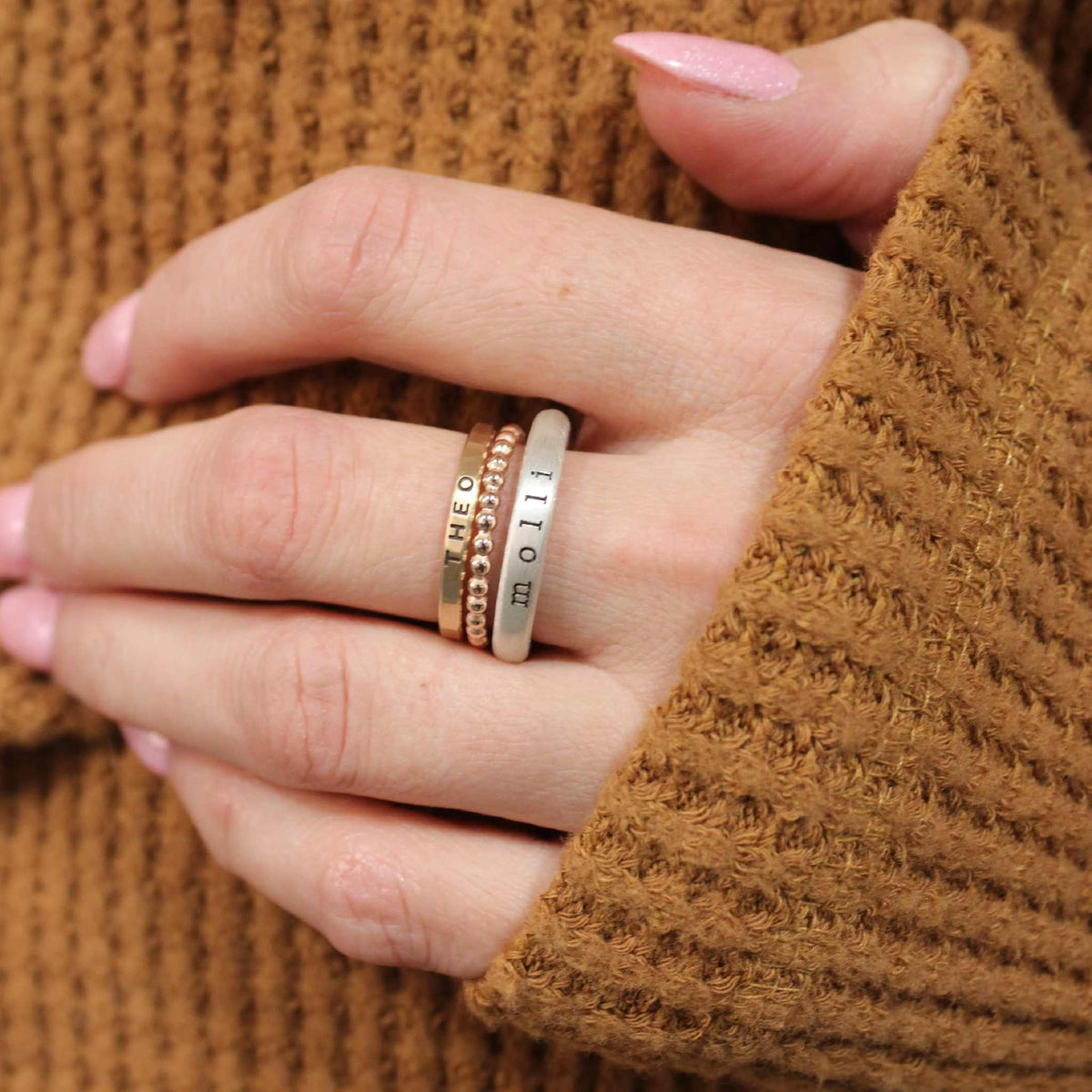The Ella Stacking Ring Set - Going Golden