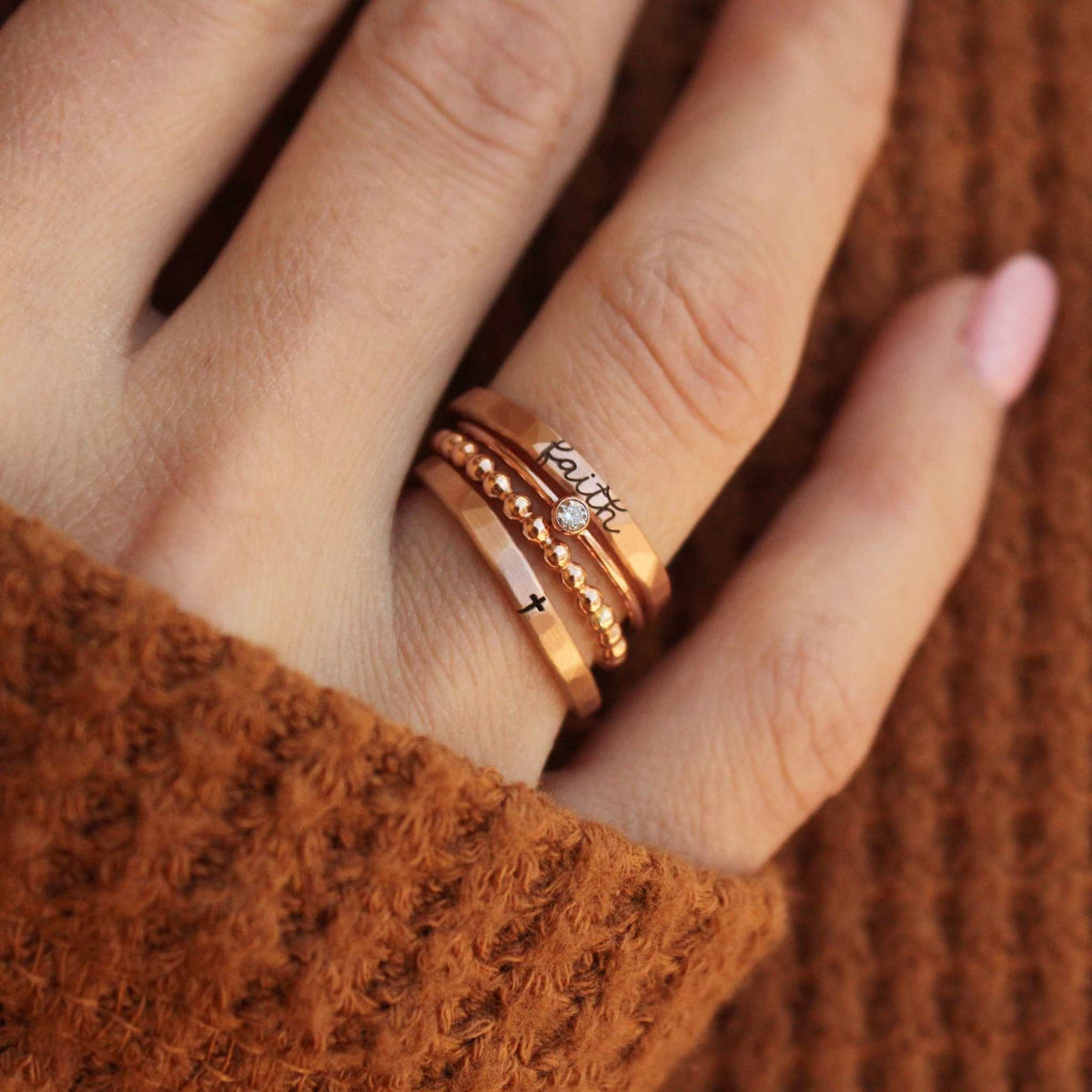 Cross Ring - Going Golden