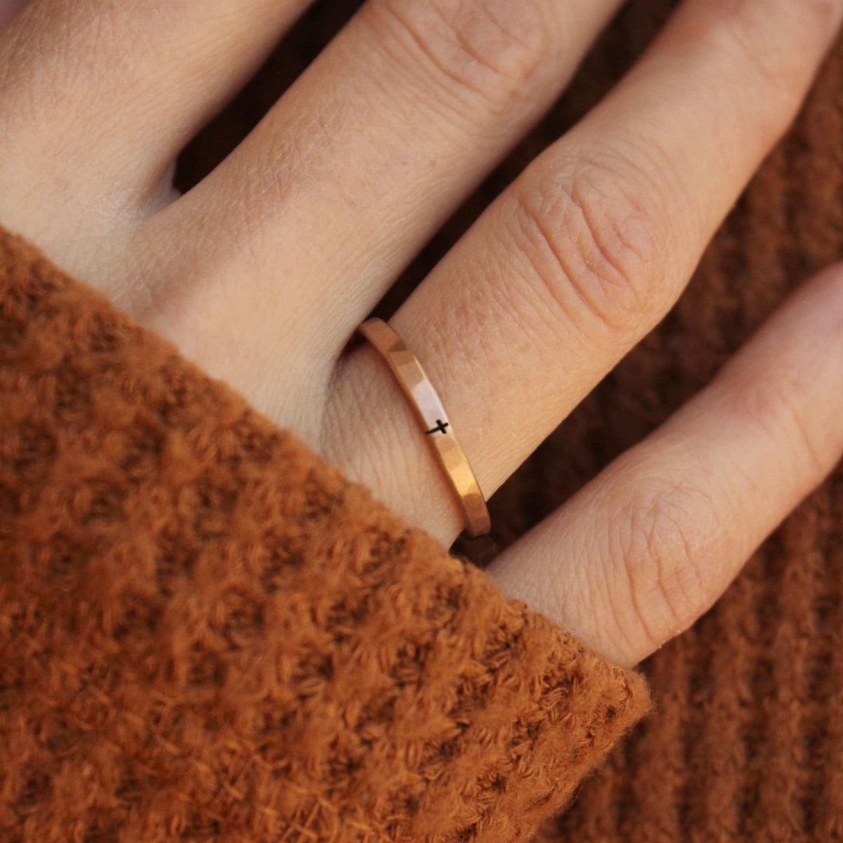 Cross Ring - Going Golden