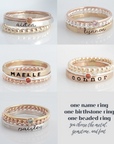 The Gracie - Stacked Ring Set