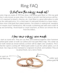 November Birthstone Ring - Going Golden