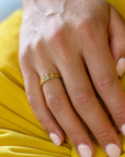 January Birthstone Stacking Ring