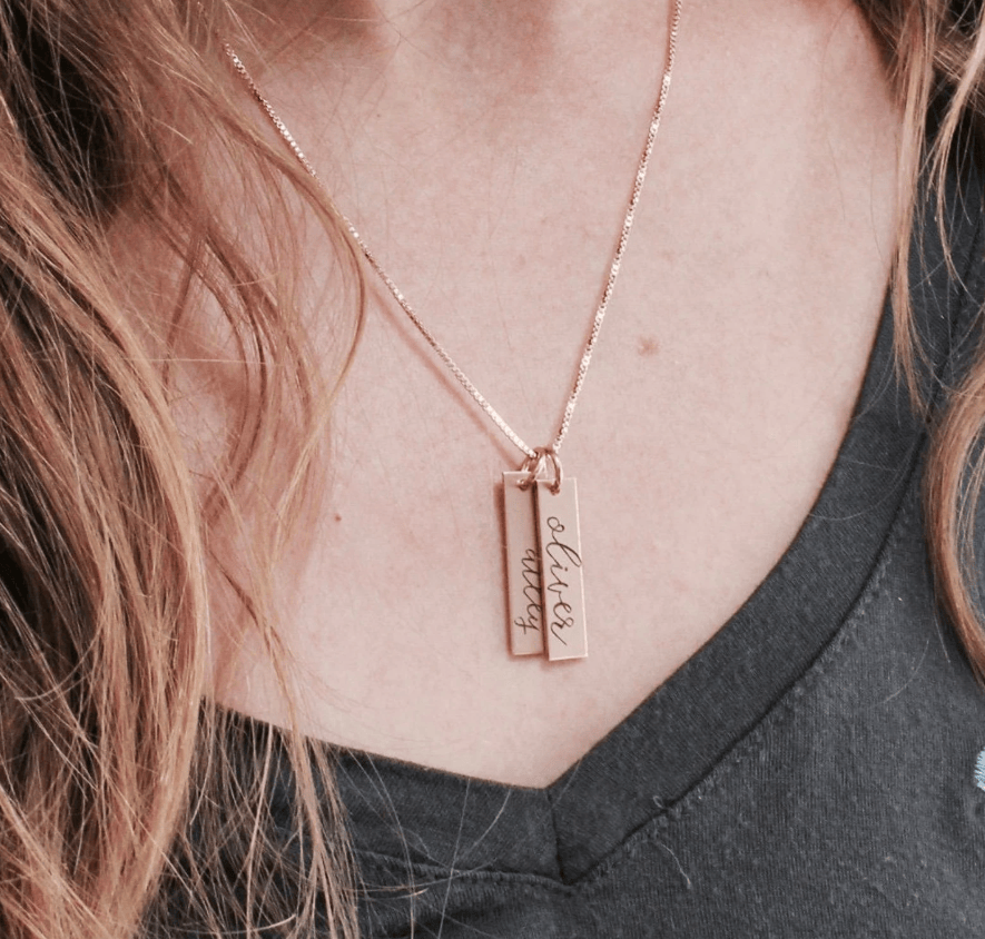 Cursive Name Necklace - Going Golden