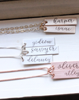 Cursive Name Necklace