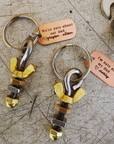 Nuts About Dad Keyring