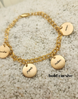 Personalized Name Charm Bracelet